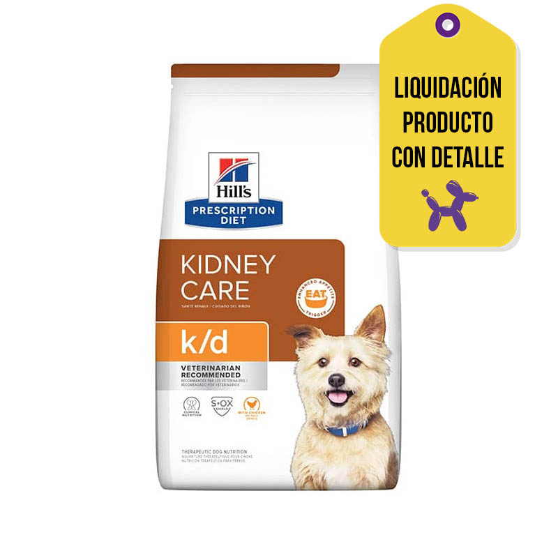 Hills - K/D Kidney Care Dog RASGADO SELLADO PERDIDA PESO