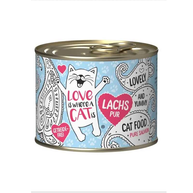 Love Is Where A Cat Is - Alimento Húmedo para Gato Salmon Pure