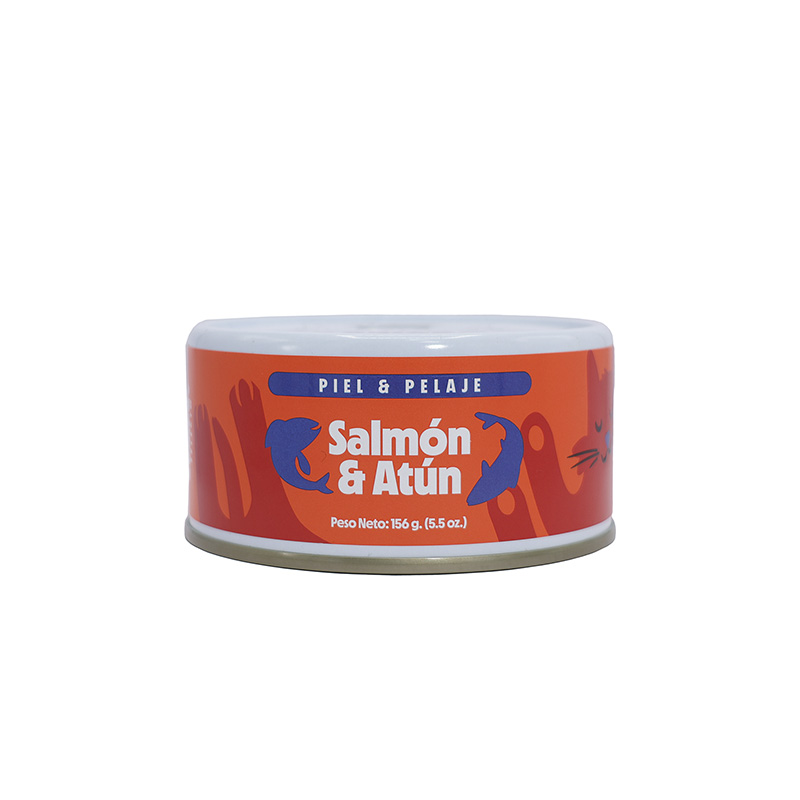SuniSelecto - Alimento Húmedo Piel y Pelaje, receta Salmón & Atún