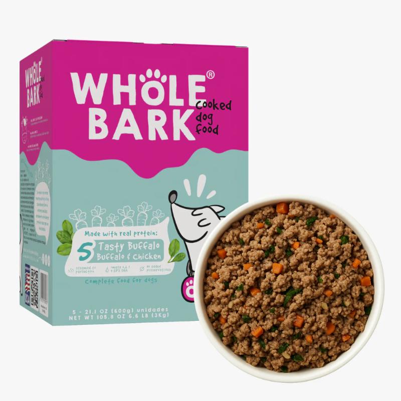 Whole Bark - Tasty buffalo Cooked Dog Food