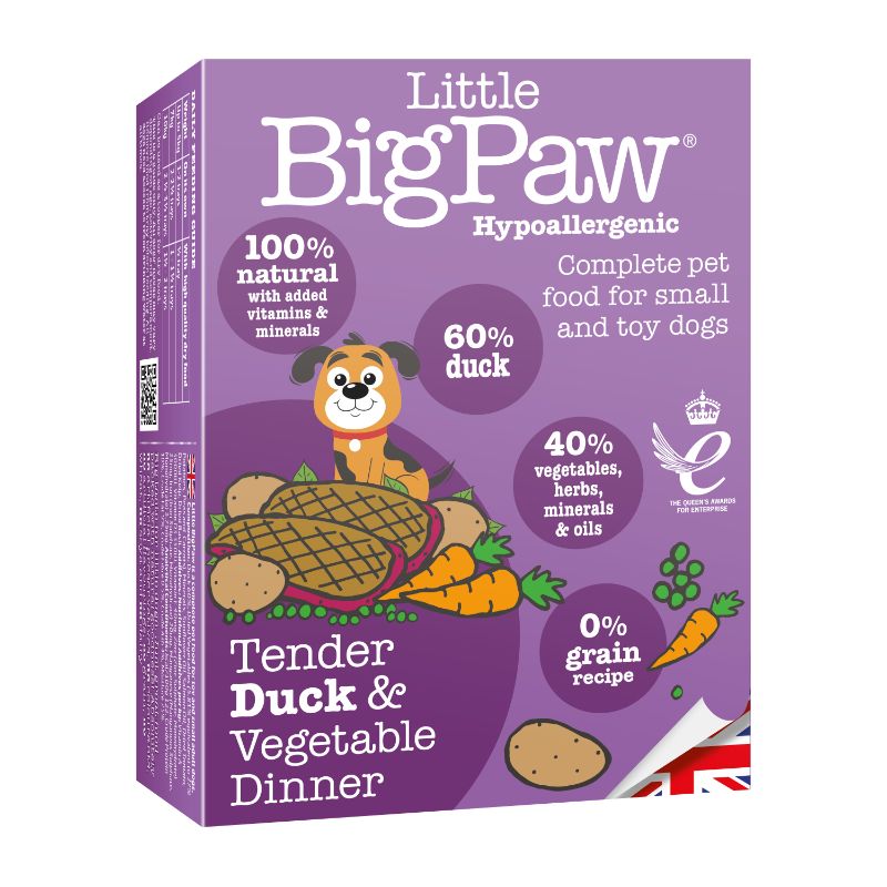 Little Big Paw - Alimento Humedo Perro Sabor Pato y Verduras