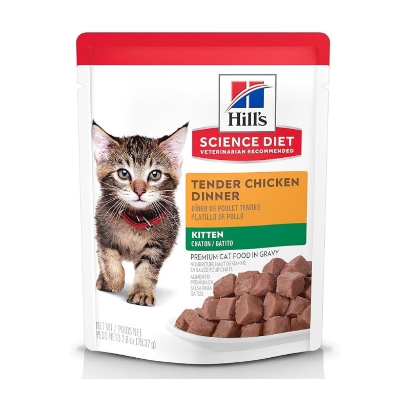 Hill's Science Diet Alimento Húmedo en Pouch para Gatito Sabor Pollo