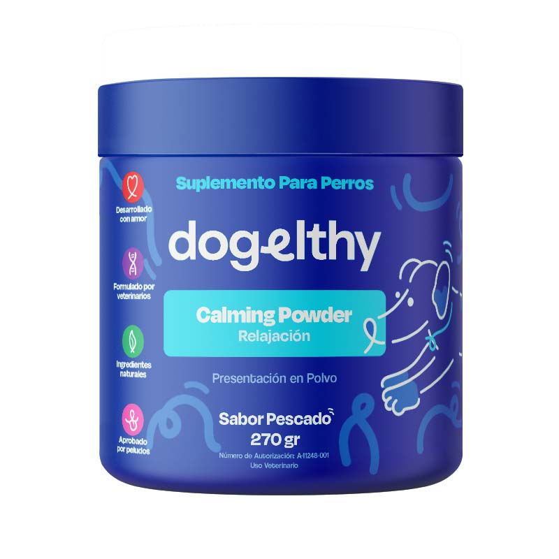 DOGELTHY -Suplemento para Perro en Polvo Calming Powder