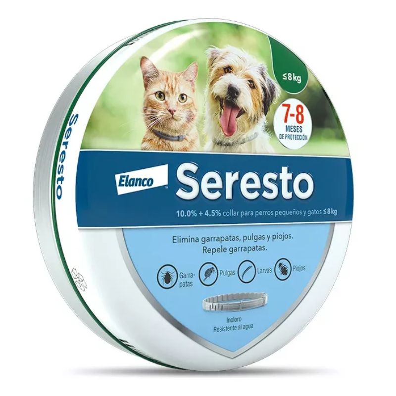 Seresto - Collar Antipulgas y Garrapatas Razas Pequeñas