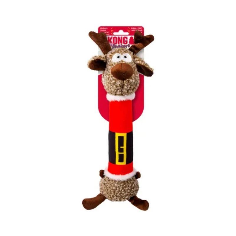 KONG Peluche Shakers Luvs Reno Navideño para Perro