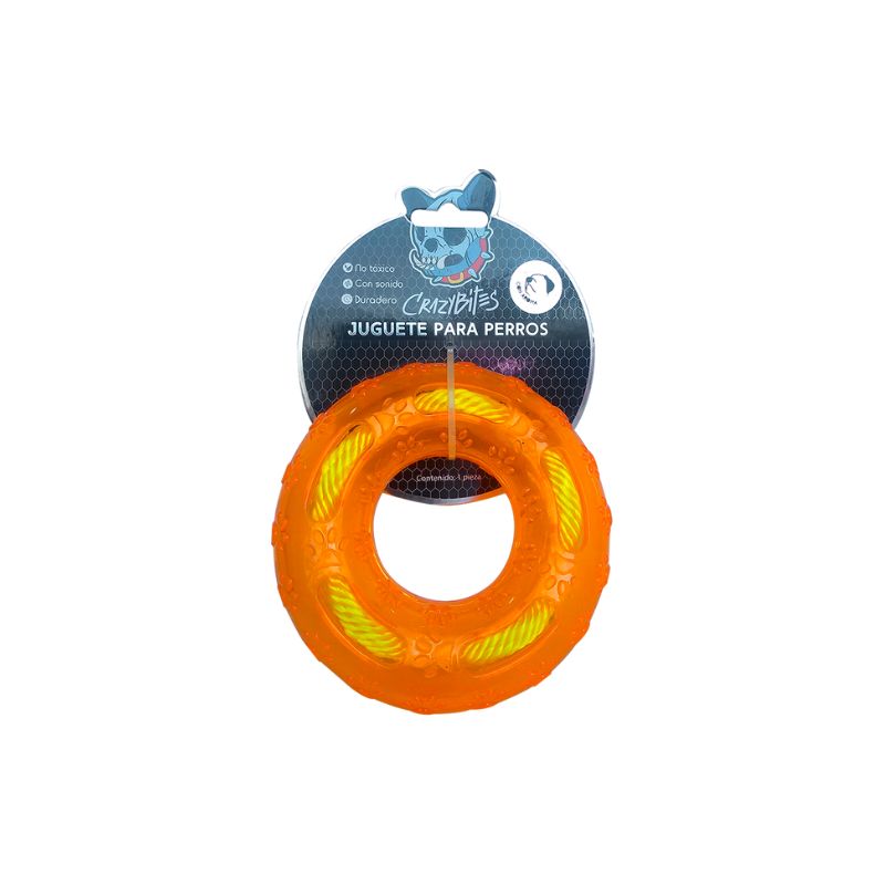 CRAZY BITES Juguete Para Perro Dona Cuerda Colores Varios