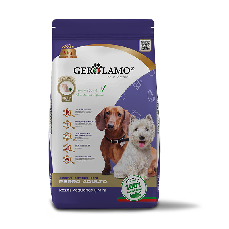 Gerolamo - Alimento Premium Perro Adulto Razas Pequeñas