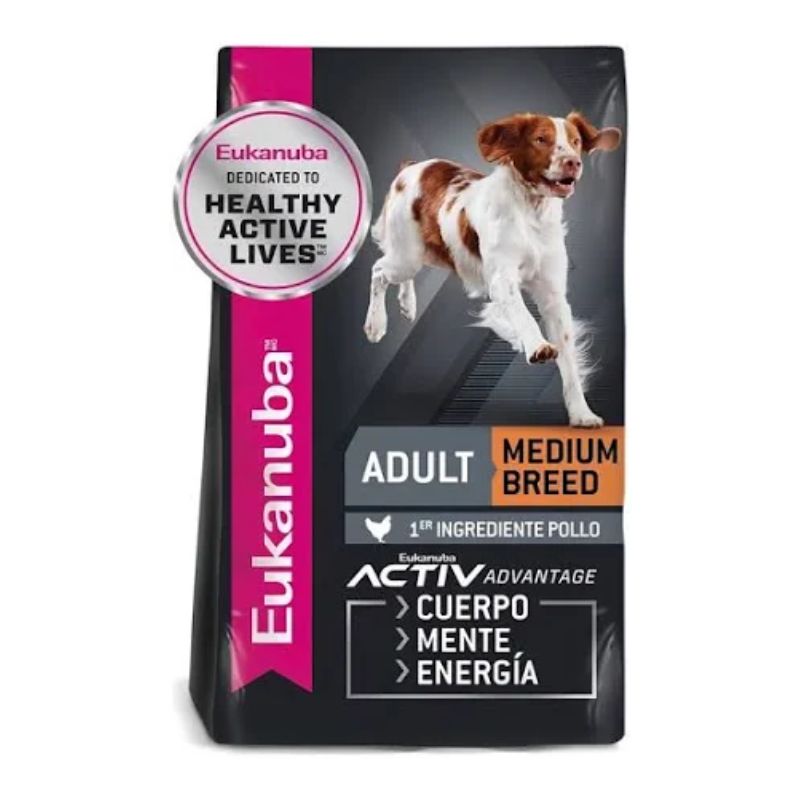 Eukanuba - Alimento Seco para Perro Adulto Raza Mediana