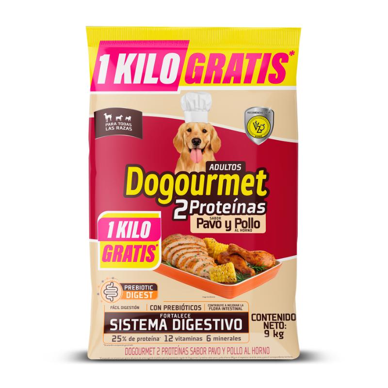 Dogourmet- Alimento sabor Pavo y Pollo al Horno *Gratis 1 Kg
