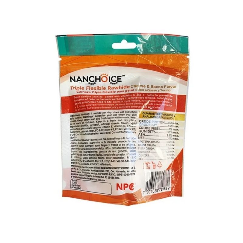 nanchoice-carnaza-triple-flexible-sabor-queso-y-tocino-4pz