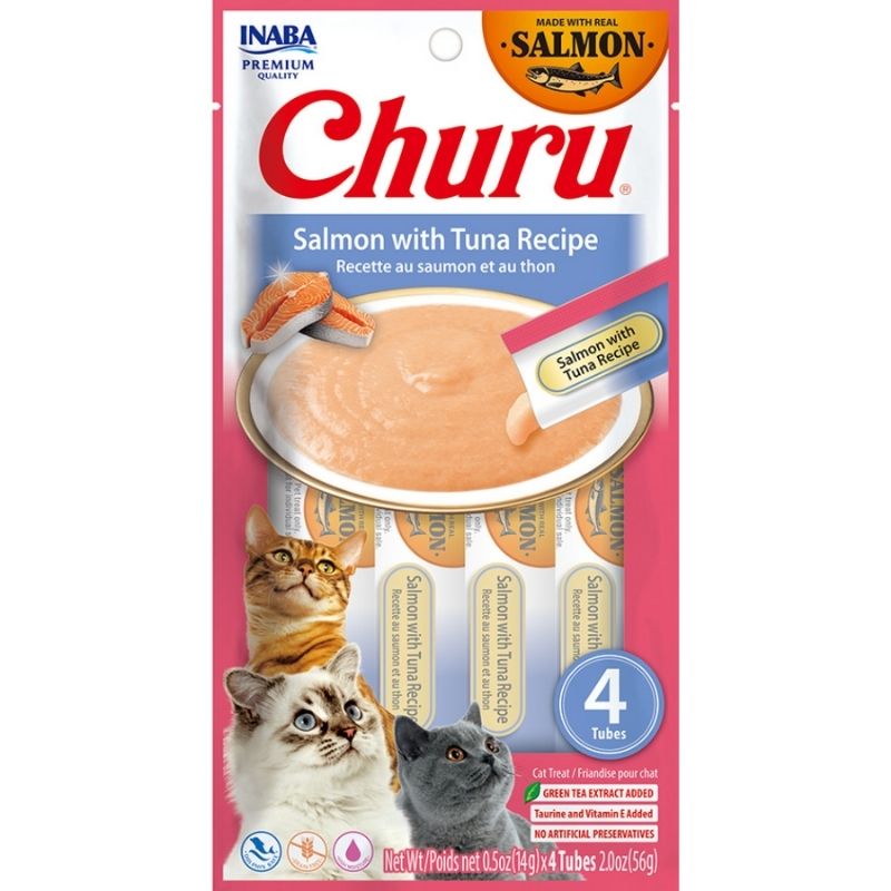 CHURU PREMIOS GATO REAL SALMON CON ATUN