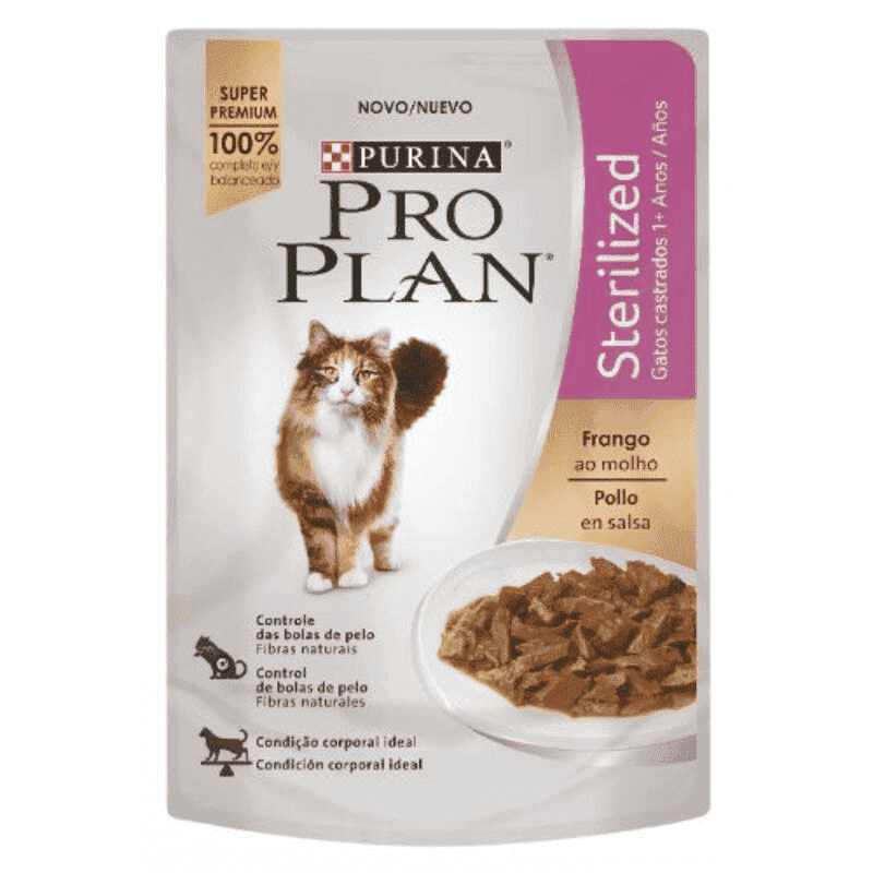 Pro Plan - Alimento húmedo para gatos adultos estirilizados