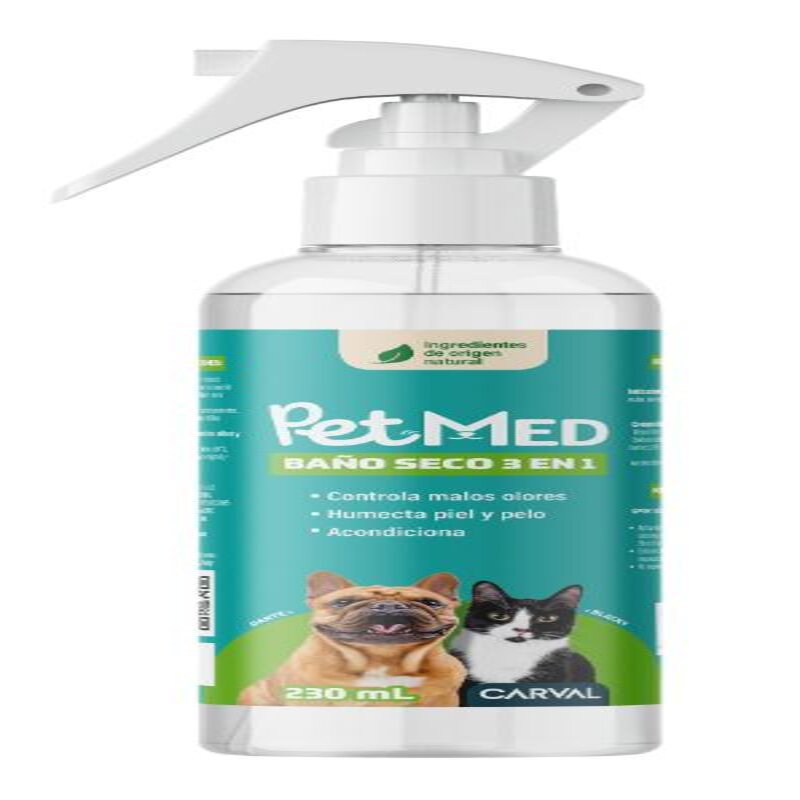 PETMED -Baño seco 3 en 1