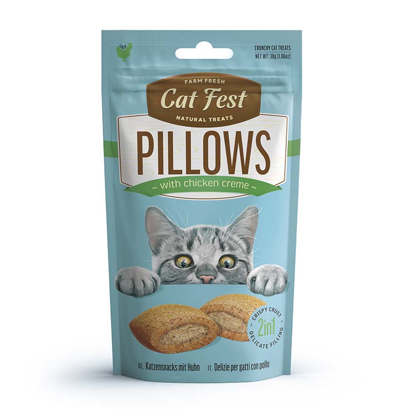 Cat Fest - Snack Relleno De Crema De Pollo Para Gatos