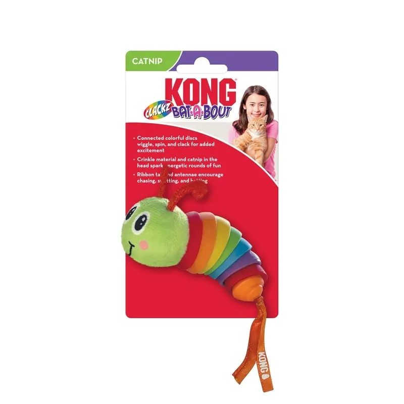 KONG Clackz Oruga para Gato