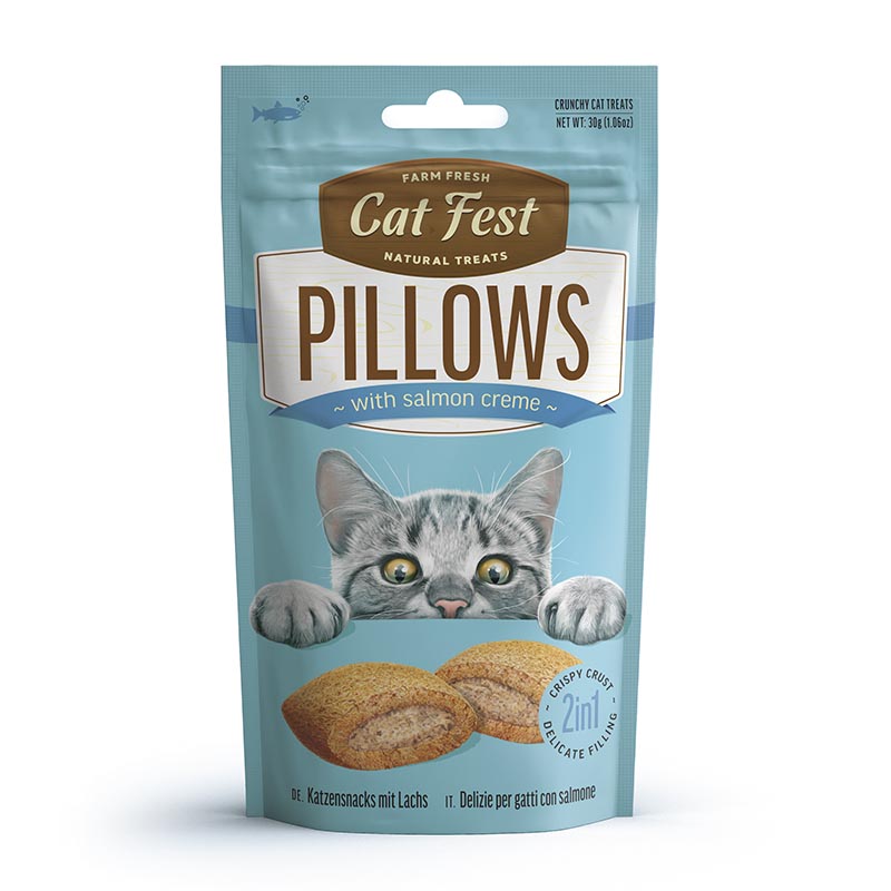 Cat Fest - Snack Relleno De Crema De Salmón Para Gatos