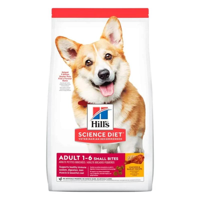 Hills - Science Diet Adult Small Bites 1-6 Chicken & Barley Recipe Dog