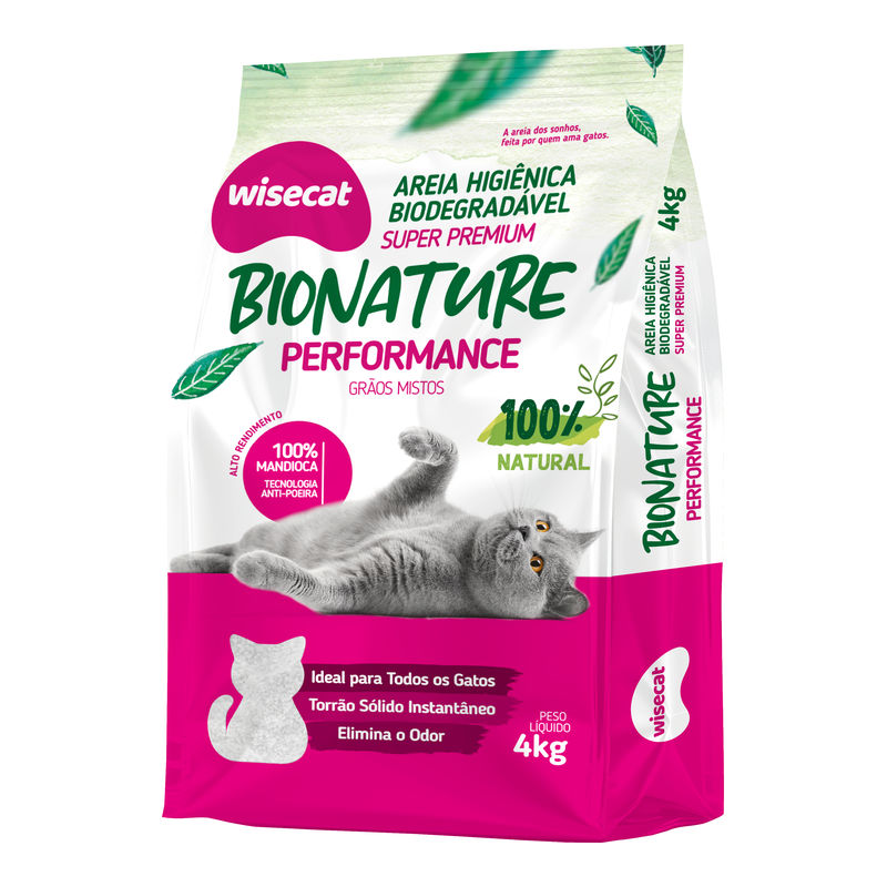 Wisecat Bionature - Biodegradable Performance 4 KG