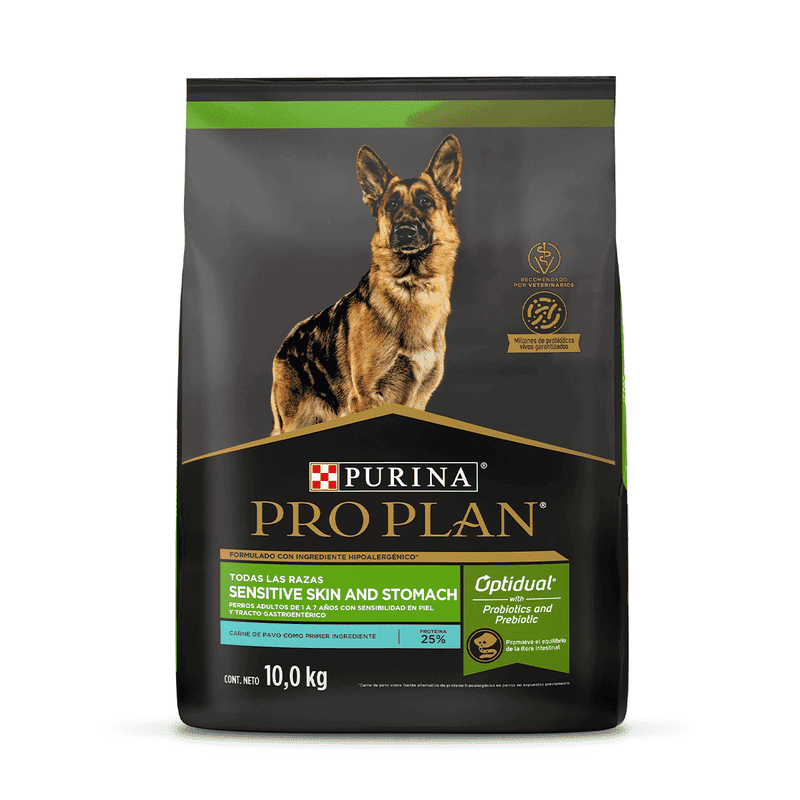 Pro Plan - Sensitive Skin & Stomach Pavo y Probioticos