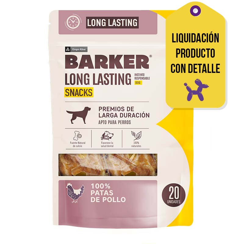 Barker - Long Lasting Patas Pollo RASGADO SELLADO