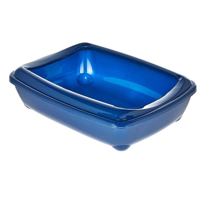 Arenero abierto Arist-O-Tray con borde para gato Mediano