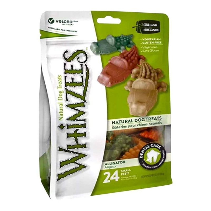 Whimzees Premios para Perro Naturales en forma de Cocodrilo
