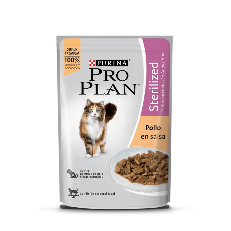 Purina Pro Plan - Alimento Húmedo para Gatos adultos esterilizados