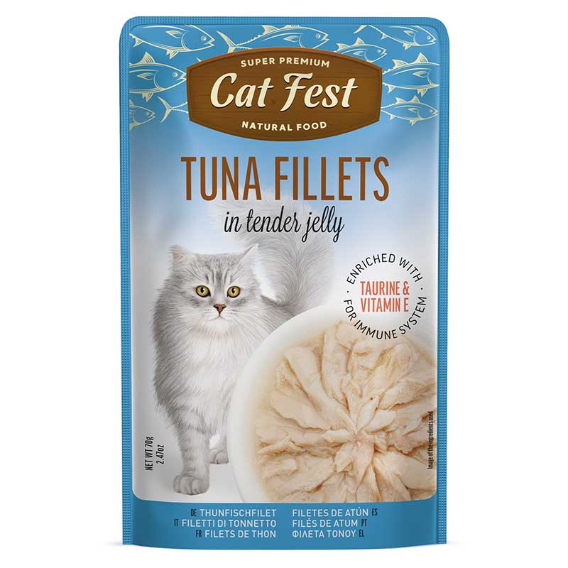 Cat Fest - Filetes De Atún En Gelatina