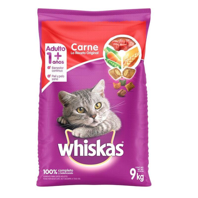 Whiskas - Alimento Para Gato Adulto Carne