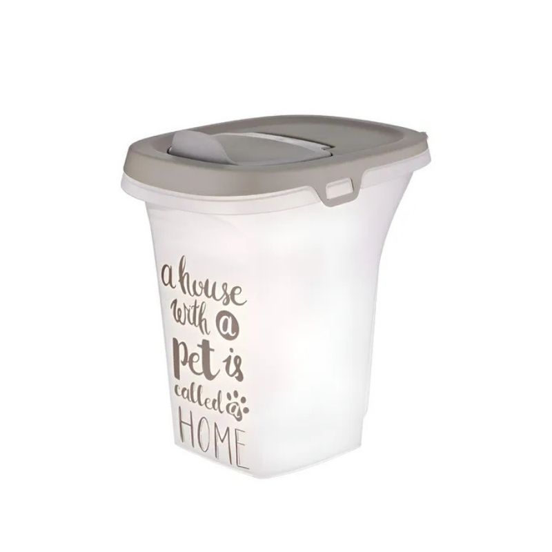 Contenedor de alimento Trendy Story Pet Wisdom Gris