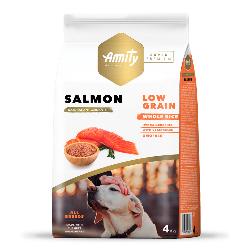 Amity - Alimento Perro Adulto Low Grain Salmón