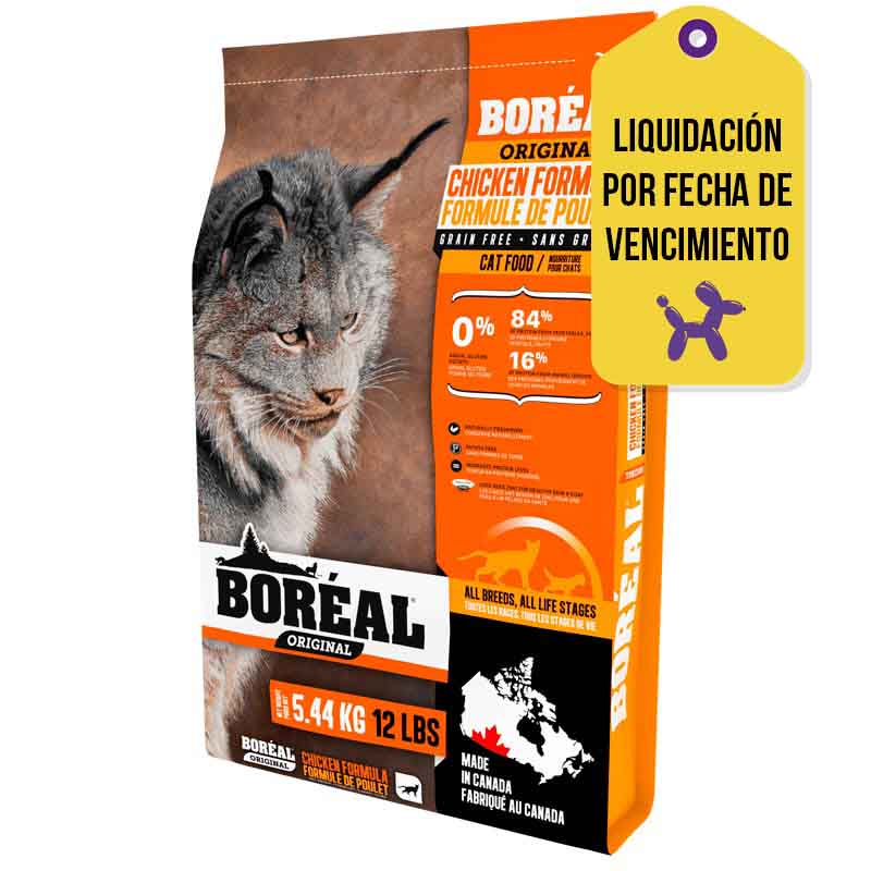 Boreal - Alimento Original Gato Pollo F.V. 30-04-2025