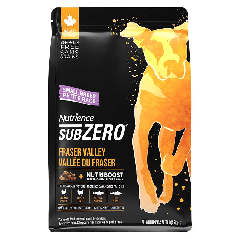 nutrience-subzero-alimento-perro-fraser-valley-small-bites